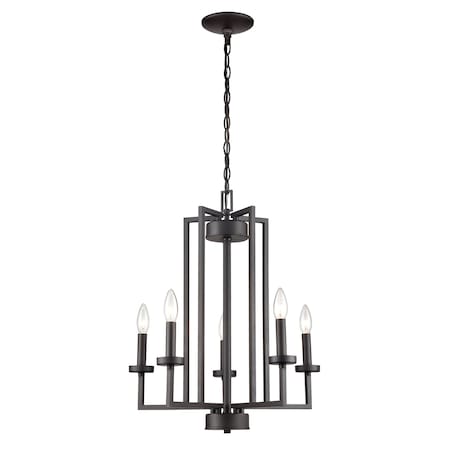 Thomas West End 20'' Wide 6Light Chandelier, Oil Rubbed Bronze CN240521